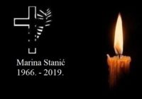 Posljednji ispraćaj Marine Stanić bit će 6. listopada na groblju Vučkovine